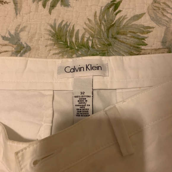 calvin klein white shorts - Picture 2 of 3